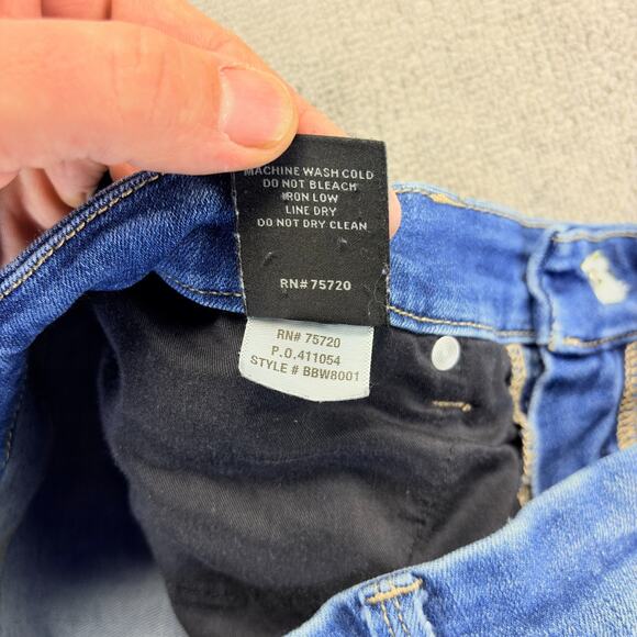 Buckle Black Jeans Women 26x32 Blue Denim BKE Fit No. 53 Skinny Stretch Mid-Rise - Picture 5 of 9